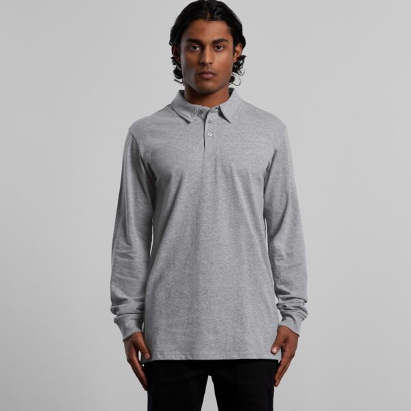AS Colour Mens Chad LS Polo 5404 Mens Chad LS Polo Thumbnail