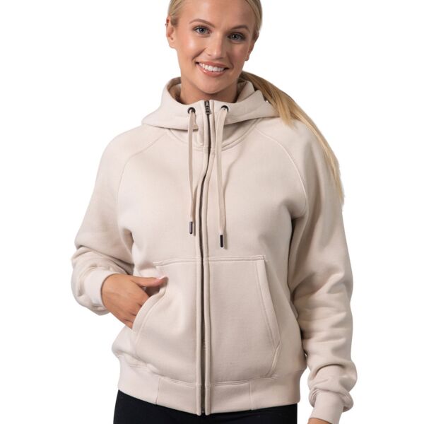 Ladies Cotton Care Kangaroo Pocket Zipper Hoodie F370UN Ladies Cotton Care Kangaroo Pocket Zipper Hoodie Thumbnail