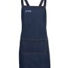 Cross Back Denim Apron - Long  Thumbnail